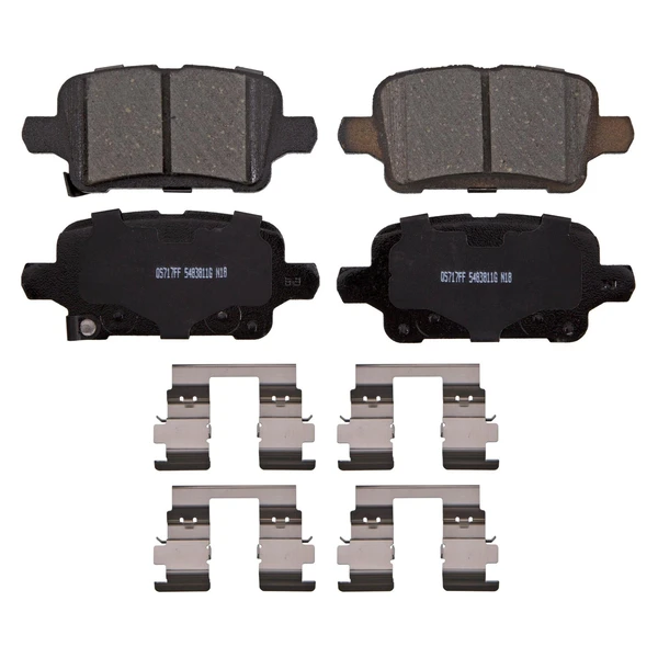 Wagner ZD1915 Disc Brake Pad Set, Rear Side