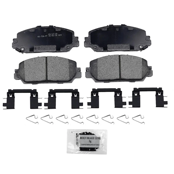 Wagner ZD2036A Disc Brake Pad Set, Front Side