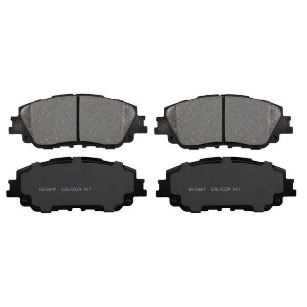 Wagner ZD2076 Disc Brake Pad Set, Front Side