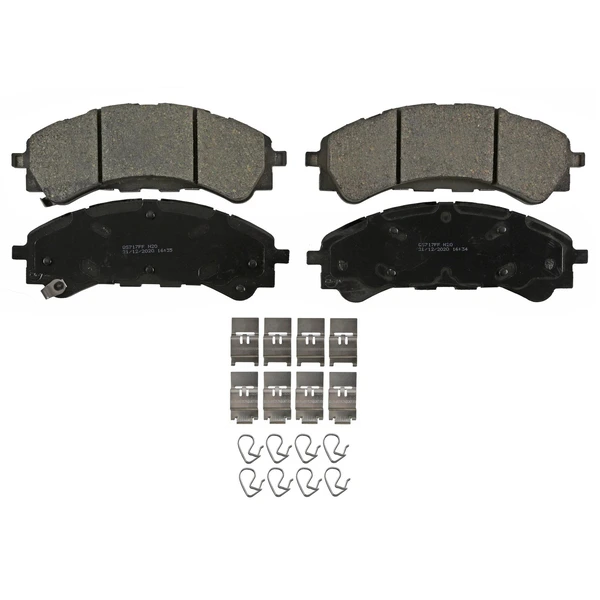Wagner ZD2216 Disc Brake Pad Set, Front Side
