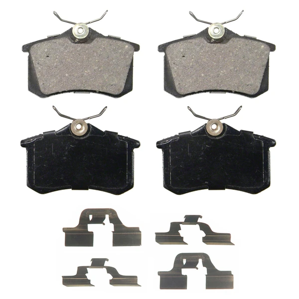 Wagner ZD340A Disc Brake Pad Set, Rear Side