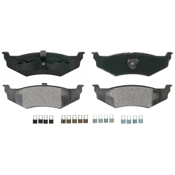 Wagner ZX782 Disc Brake Pad Set, Rear Side