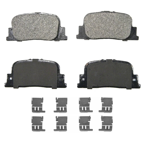 Wagner ZX835 Disc Brake Pad Set, Rear Side