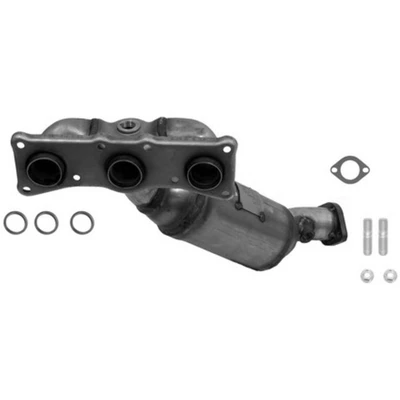 Catalytic Converter with Integrated Exhaust Manifold - Rear Side - Walker 14616