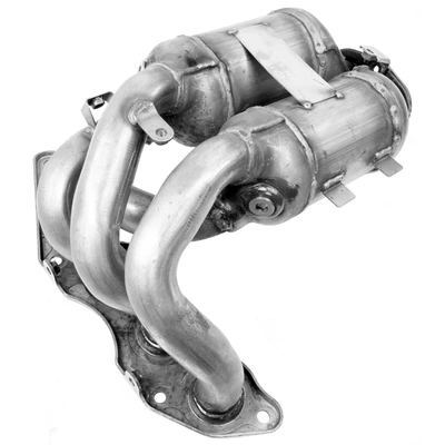 Catalytic Converter with Integrated Exhaust Manifold - Front Side - Walker 16417