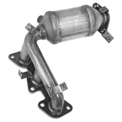 Catalytic Converter with Integrated Exhaust Manifold - Front Side - Walker 16466