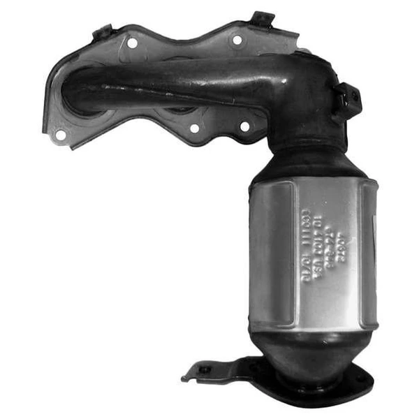 Walker 16470 Catalytic Converter with Integrated Exhaust Manifold, Front Side
