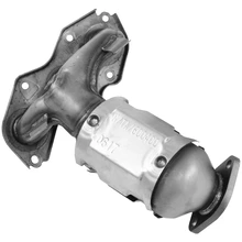 Catalytic Converter with Integrated Exhaust Manifold - Rear Side - Walker 16471