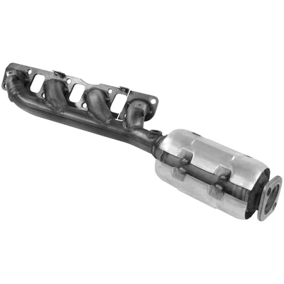 Catalytic Converter with Integrated Exhaust Manifold - Left Driver Side - Walker 16478
