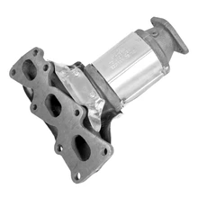 Catalytic Converter with Integrated Exhaust Manifold - Front Side - Walker 16528