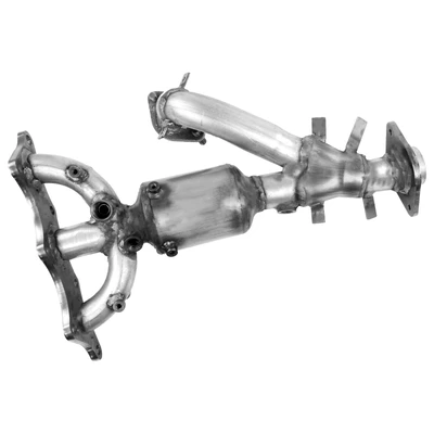 Catalytic Converter with Integrated Exhaust Manifold - Rear Side - Walker 16558