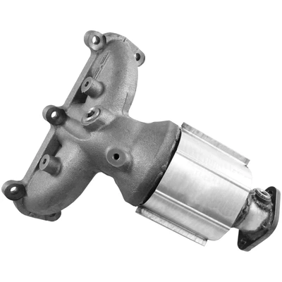 Catalytic Converter with Integrated Exhaust Manifold - Front Side - Walker 16667