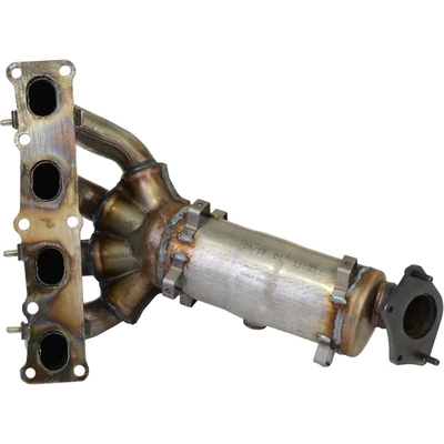 Catalytic Converter with Integrated Exhaust Manifold - Front Side - Walker 16795
