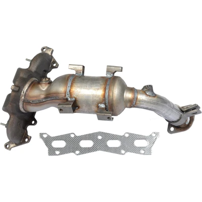 Catalytic Converter with Integrated Exhaust Manifold - Front Side - Walker 16797