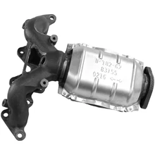 Catalytic Converter with Integrated Exhaust Manifold - Front Side - Walker 83155