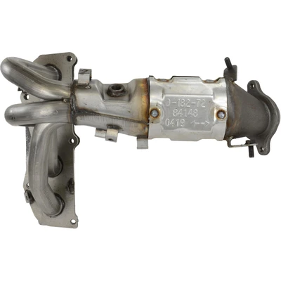 Catalytic Converter with Integrated Exhaust Manifold - Front Side - Walker 84148