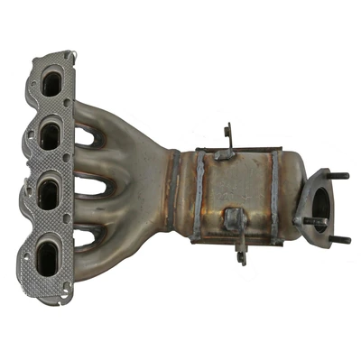 Catalytic Converter with Integrated Exhaust Manifold - Front Side - Walker 84192