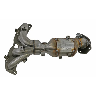 Catalytic Converter with Integrated Exhaust Manifold - Front Side - Walker 84371