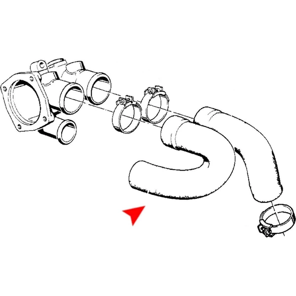 ÜRO Parts 11531266459 Engine Coolant Hose