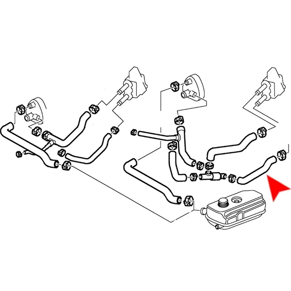 ÜRO Parts 4121695 HVAC Heater Hose