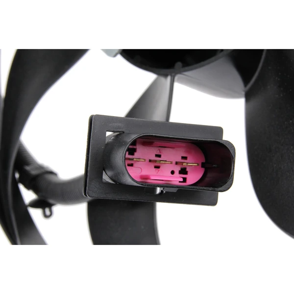 ÜRO Parts 6X0959455F Auxiliary Engine Cooling Fan Assembly, Left Driver Side