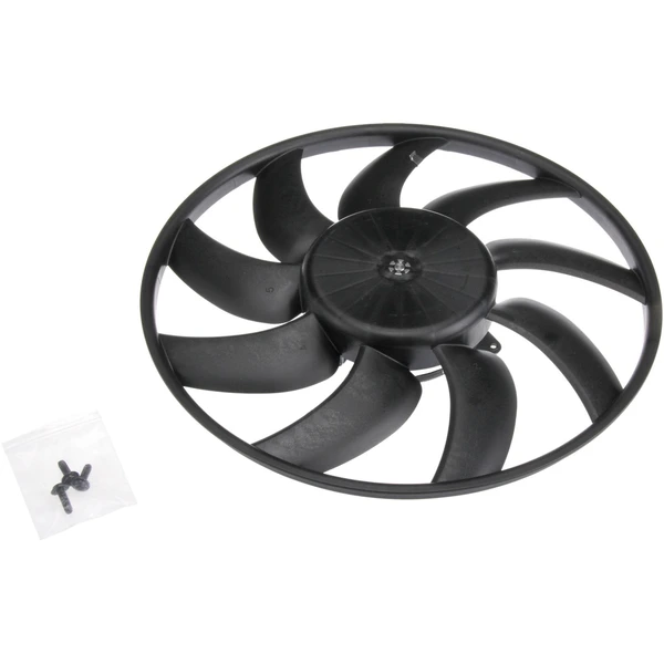 ÜRO Parts 8K0959455M Auxiliary Engine Cooling Fan Assembly, Right Passenger Side