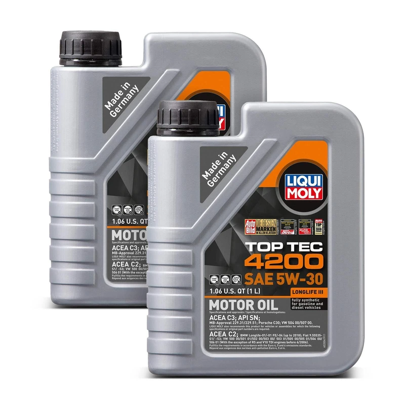 Engine Oil - Liqui Moly 2004, A Set of Two Pieces