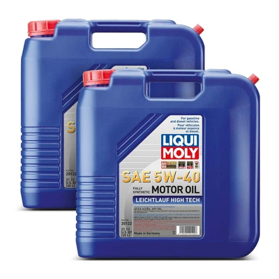 Engine Oil - Liqui Moly 20122, A Set of Two Pieces