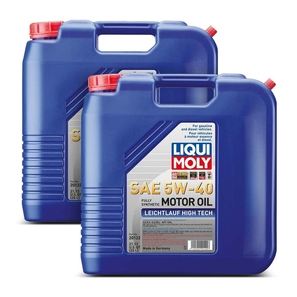 Engine Oil - Liqui Moly 20122, A Set of Two Pieces