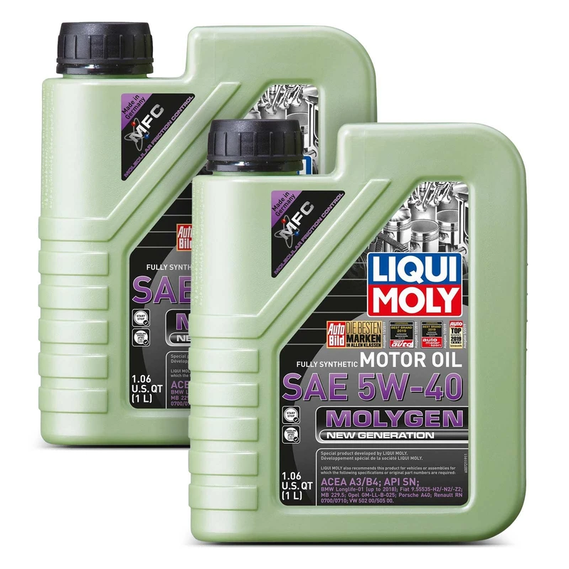 Engine Oil - Liqui Moly 20230, A Set of Two Pieces