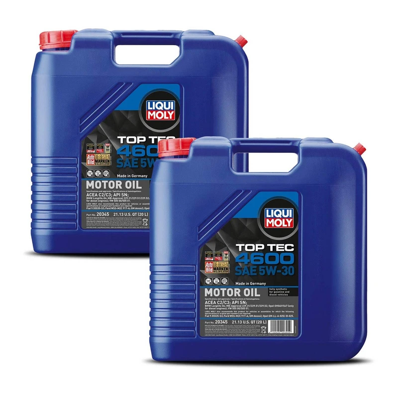 Engine Oil - Liqui Moly 20345, A Set of Two Pieces