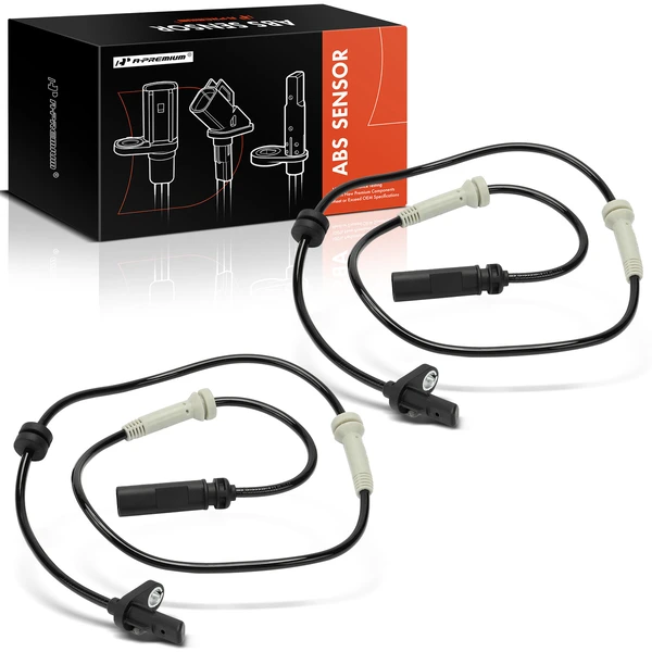 2 Pcs Front ABS Wheel Speed Sensor for BMW 530e M550i xDrive 2018-2020 750i