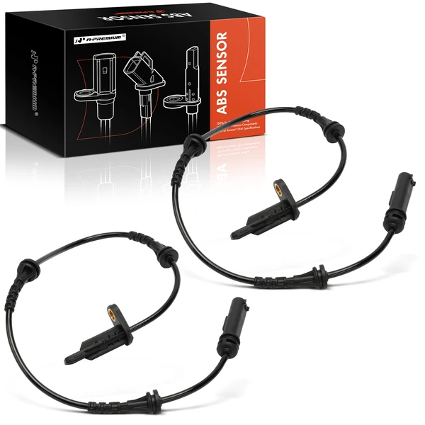 2 Pcs Rear ABS Wheel Speed Sensor for 2020 BMW M340i