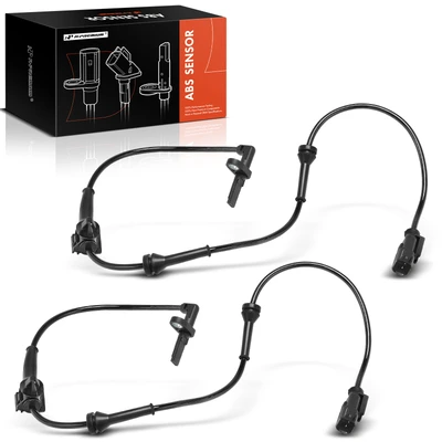 2 Pcs Front ABS Wheel Speed Sensor