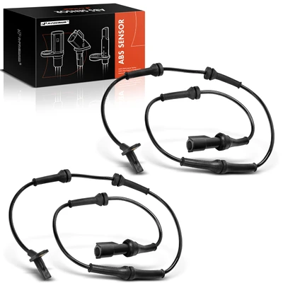 2 Pcs Rear ABS Wheel Speed Sensor