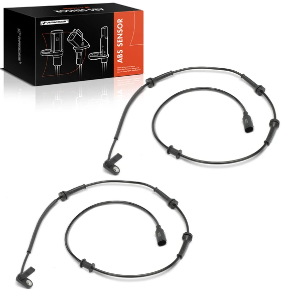 2 Pcs Front ABS Wheel Speed Sensor for 2012-2019 Fiat 500