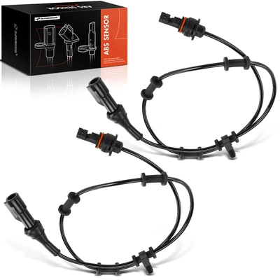 2 Pcs Front ABS Wheel Speed Sensor