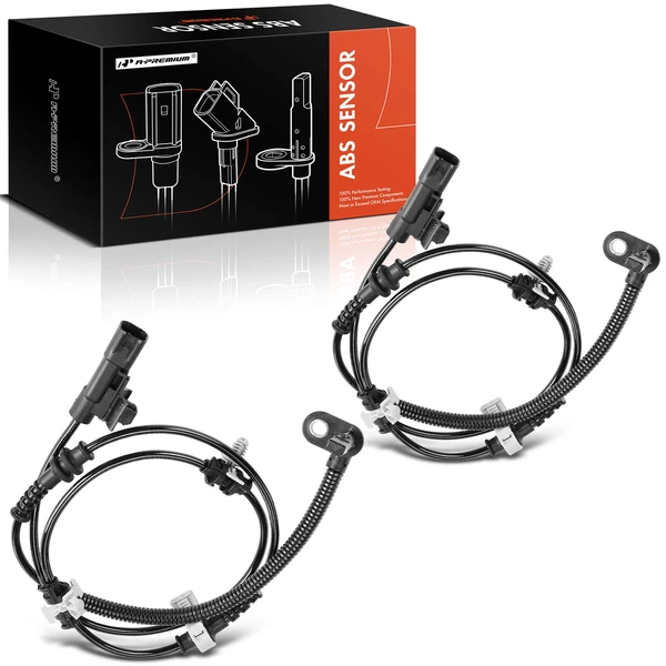 2 Pcs Front ABS Wheel Speed Sensor for Chevy Volt 2016-2019