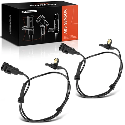 2 Pcs Front ABS Wheel Speed Sensor