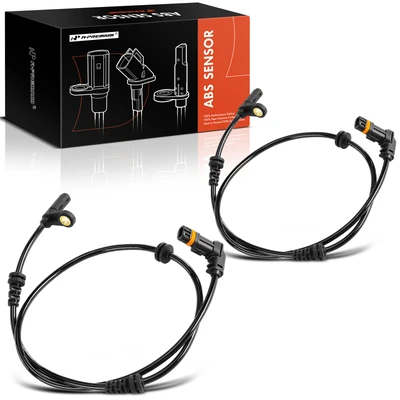2 Pcs Front ABS Wheel Speed Sensor