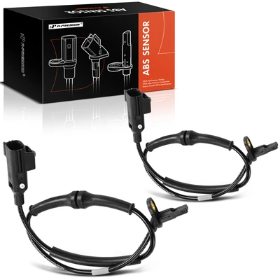 2 Pcs Rear ABS Wheel Speed Sensor