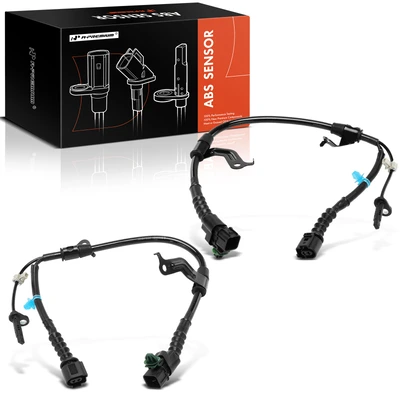 2 Pcs Rear ABS Wheel Speed Sensor