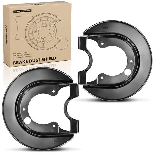 2 Pcs Rear Brake Dust Shield for 2000-2006 Audi TT Quattro