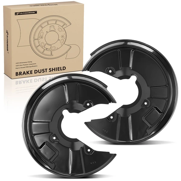2 Pcs Rear Brake Dust Shield for 2002-2006 Audi A4