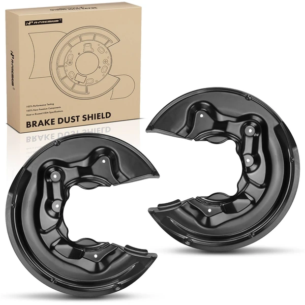 2 Pcs Rear Brake Dust Shield for 2008-2013 Audi A3 Quattro