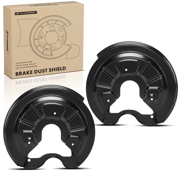 2 Pcs Rear Brake Dust Shield for 2009-2013 Audi A3