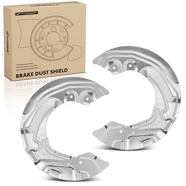2 Pcs Front Brake Dust Shield for 2007-2013 BMW 328i
