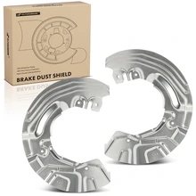 2 Pcs Driver & Passenger Brake Dust Shield