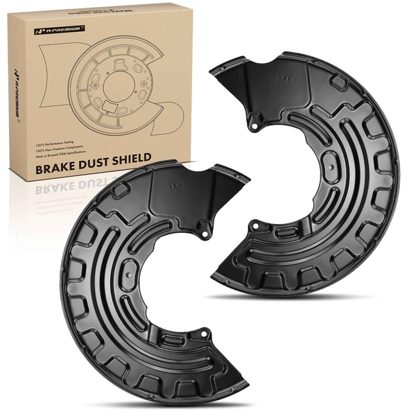 2 Pcs Front Brake Dust Shield for 2003-2013 Audi A3