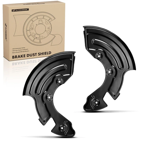 2 Pcs Front Brake Dust Shield for 2000-2001 Audi A6